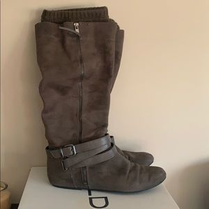 Grey Aldo Boots